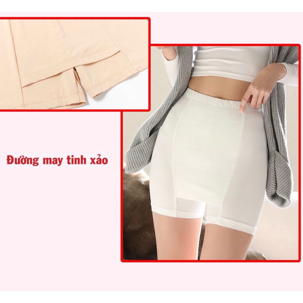 Quần An Toàn Mặc Trong Váy Thiết Kế Hai Lớp Co Giãn Thời Trang Cho Nữ Hieu Store24h - 11