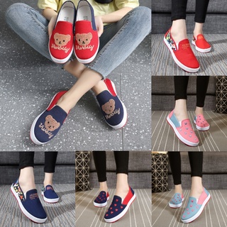 Giày Thể Thao canvas Màu Trắng/Đen Thời Trang Cho Nữ