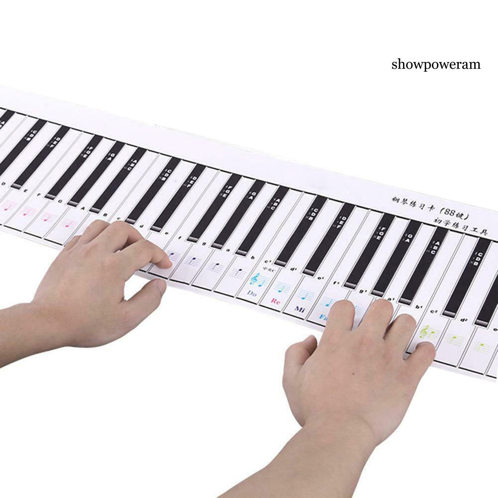 show_ Thẻ thực hành bàn phím piano điện tử 88 phím chống thấm nước di động