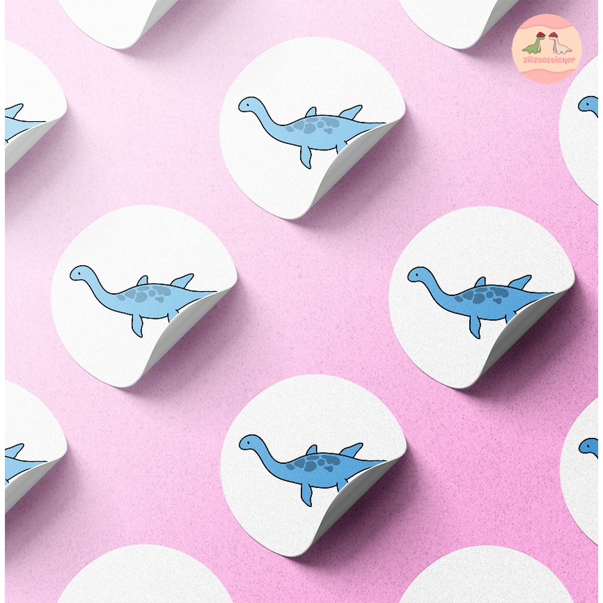 Set 15 Sticker Khủng Long Cute, hình dán trang trí bình nước, điện thoại, laptop, mũ bảo hiểm, sticker làm quà tặng