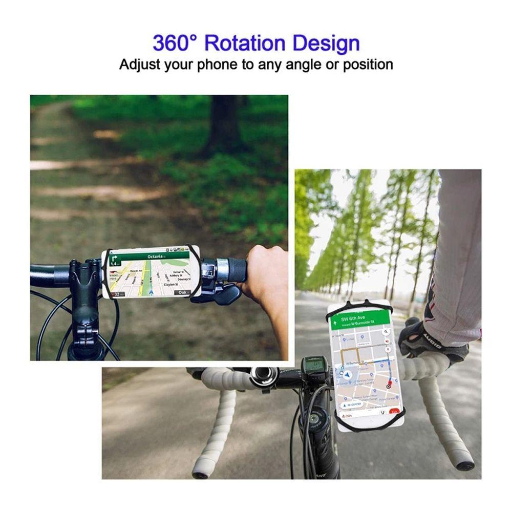 Giá Đỡ Điện Thoại Chống Trượt Xoay 360 Độ Gắn Tay Lái Xe Đạp