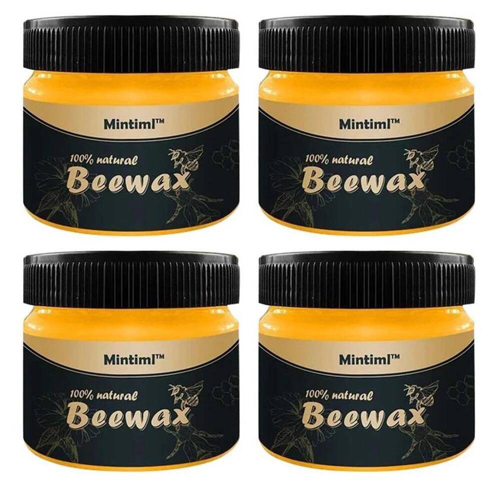 Sáp ong Beewax Đánh Bóng Sàn Gỗ tặng kèm 2 khăn lau