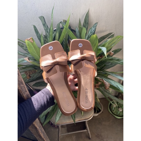 Dép bảng kiểu nơ ngây Ngô có big size 35-45