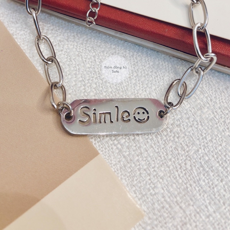 Lắc tay Smile cá tính phong cách Hàn Quốc dành cho cả nam và nữ