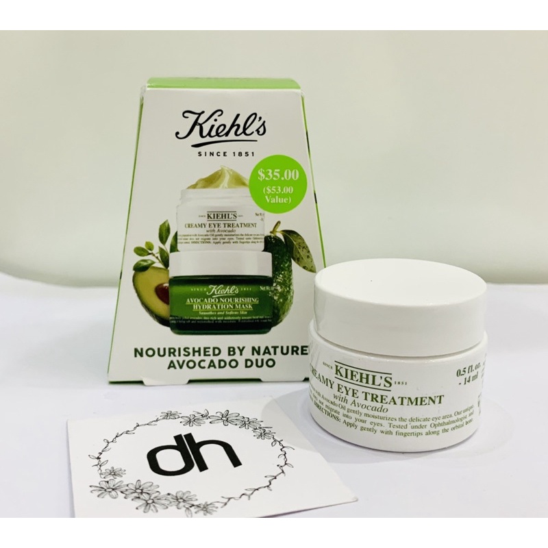 Kem Dưỡng Mắt Kiehl’s BƠ AVOCADO Creamy Eye Treatment Minisize 7ml