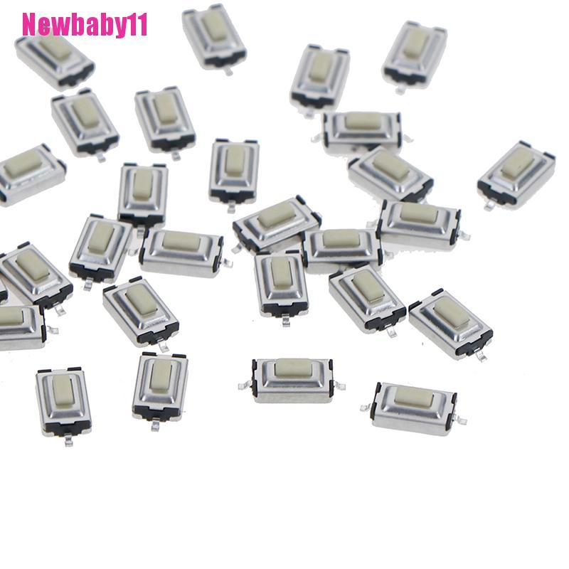 Set 30 Công Tắc Nút Nhấn 2 Chốt 3 * 6 * 2.5mm