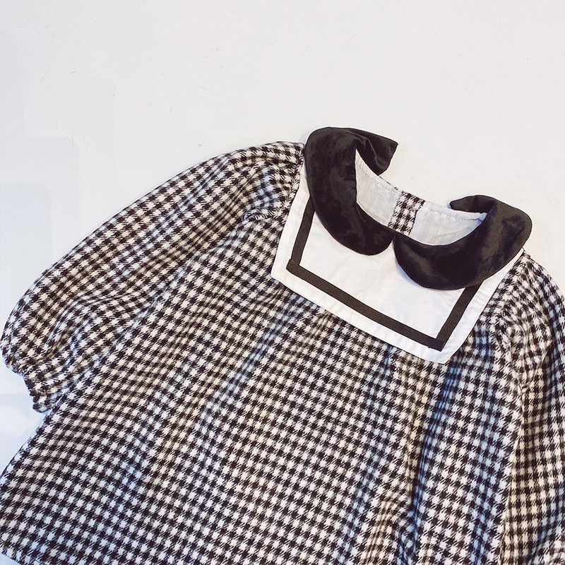 Đầm Công Chúa Cổ Búp Bê Xinh Xắn Cho Bé Gái