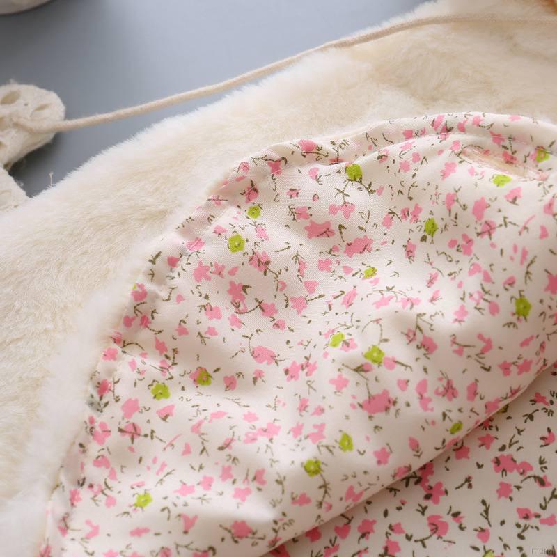 Áo khoác nhung thêu hình mèo cho bé gái