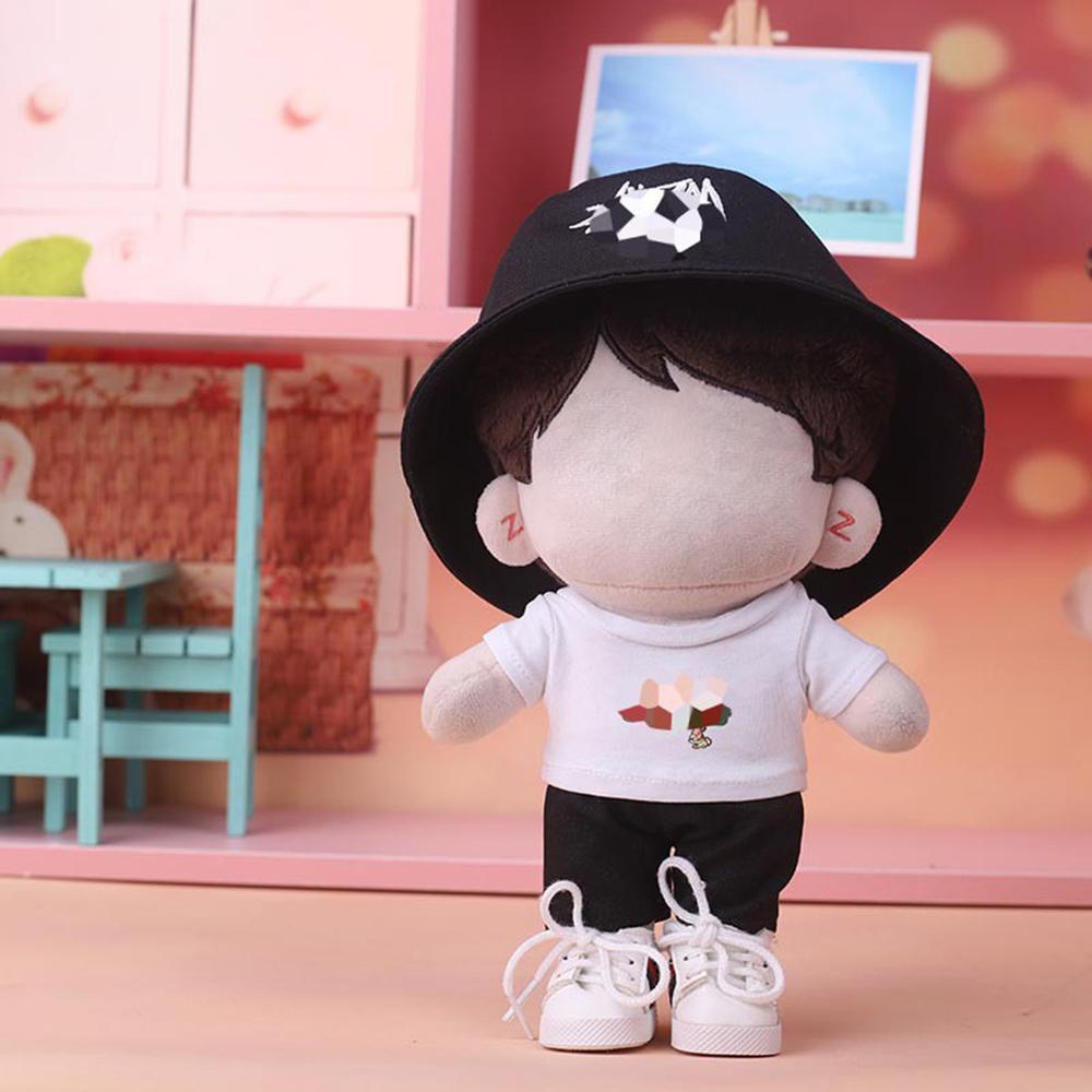 Quần Short Jean Màu Trơn Dễ Thương 20CM Cho Búp Bê