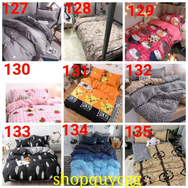 Bộ cotton poly nhập khẩu Chăn Phao, Trần hè. Mẫu mới bổ sung