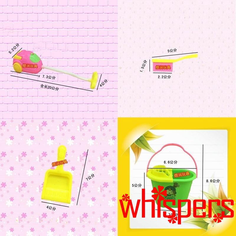 Set 6 dụng cụ vệ sinh nội thất cho búp bê