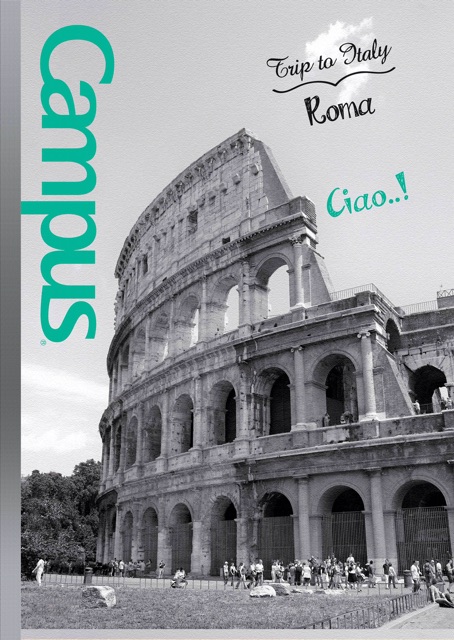 Vở kẻ ngang Campus Landscape 200 trang Roma
