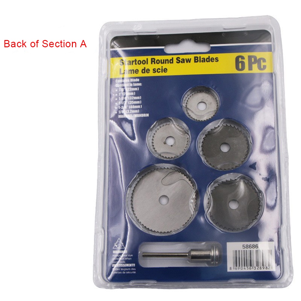 Set 6 lưỡi cưa DIYMORE bằng thép tốc độ cao chuyên dụng cho đồ gỗ