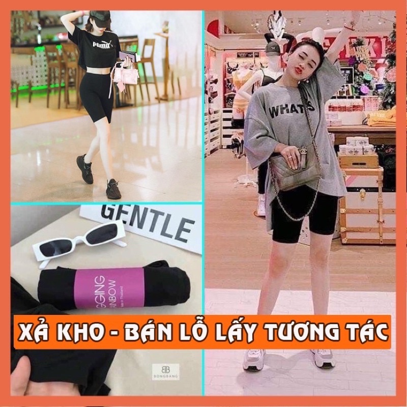 Quần legging lửng nữ thể thao, quần đùi ngố thái cạp chun, co giãn 4 chiều, nâng mông form dưới 52kg