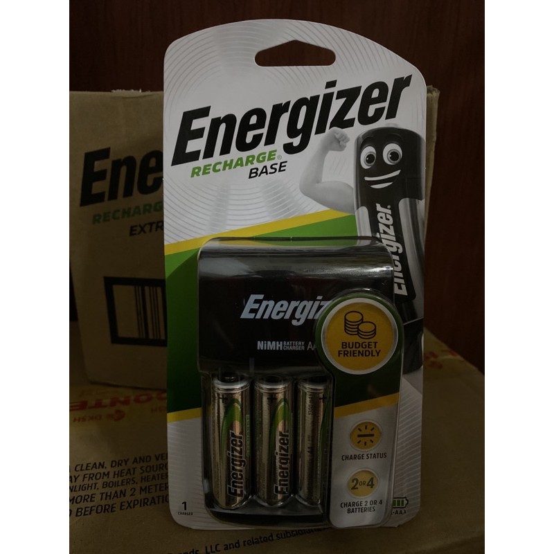 Bộ Máy Sạc Pin AA-AAA ENERGIZER kèm 4 viên pin sạc AA 1300mAh