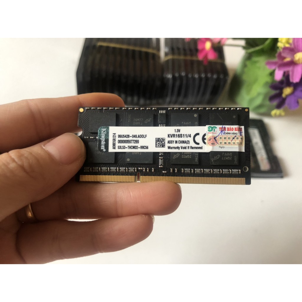 Ram laptop PC3 PC3L 4GB Bus 1600 Samsung / Hynix / Kingston - Mới Bảo hành 36 Tháng