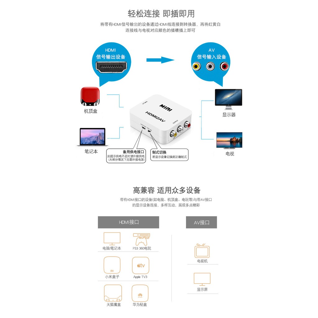 Bộ Chuyển Đổi Hdmi Sang Av Hdmi 2 Av Tv Savior Rca Sang Av Terminal Hdmi 2 Av