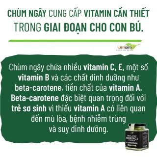 Bột chùm ngây hữu cơ 150g Lumlum Organic Moringa Powder