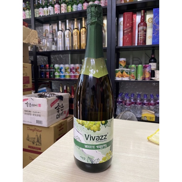 Nước Trái cây Đà Lạt VIVAZZ 750ml-Vị Nho Xanh