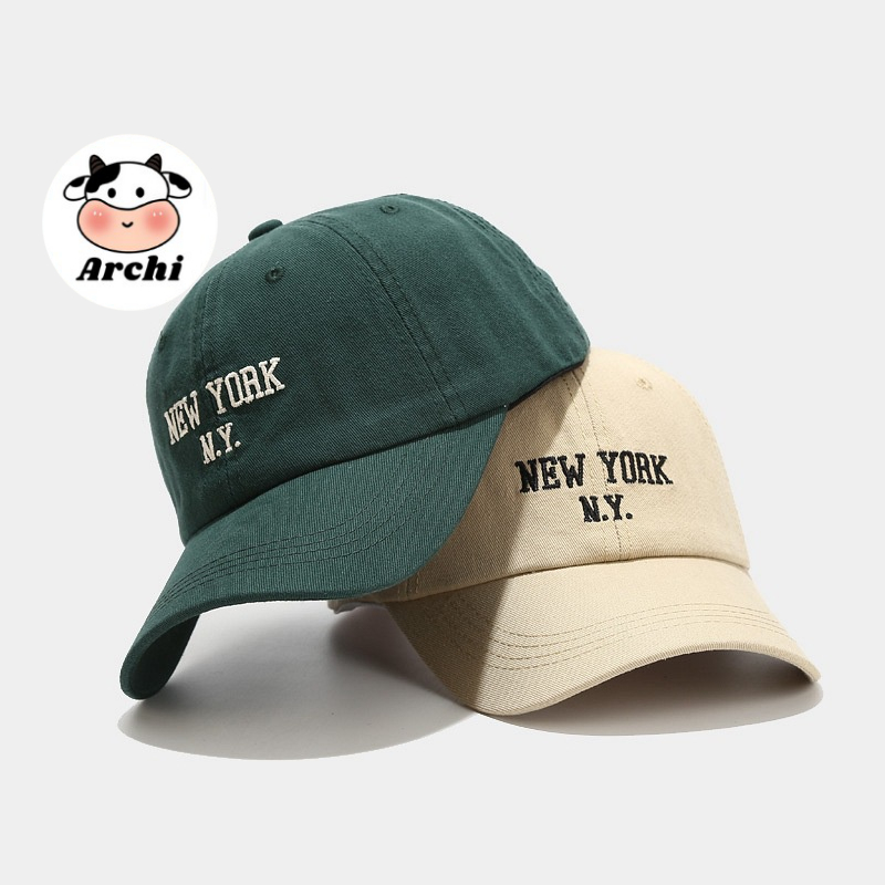 Mũ lưỡi trai New York chất liệu vải kaki cao cấp, form mềm, phong cách nón lưỡi trai thời trang