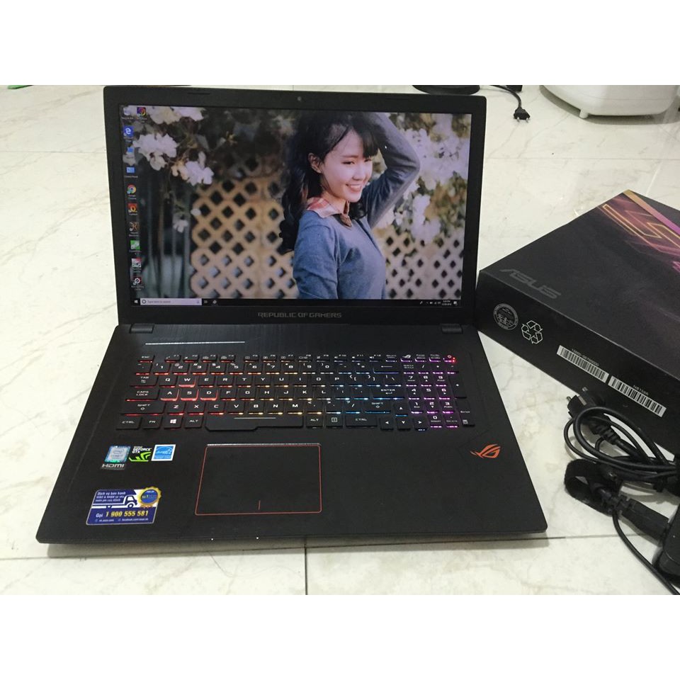Máy Tính ASUS ROG Strix GL753VE (Core I7-7700HQ 8CPU, Ram 8GB, HDD 1TB, VGA GeForce GTX 1050Ti 4GB) | BigBuy360 - bigbuy360.vn