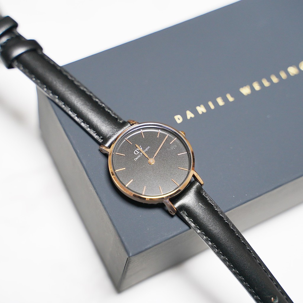 Đồng Hồ Nữ Daniel Wellington Classic Petite Sheffield Rose Gold Black DW Chính Hãng - OtisWatch