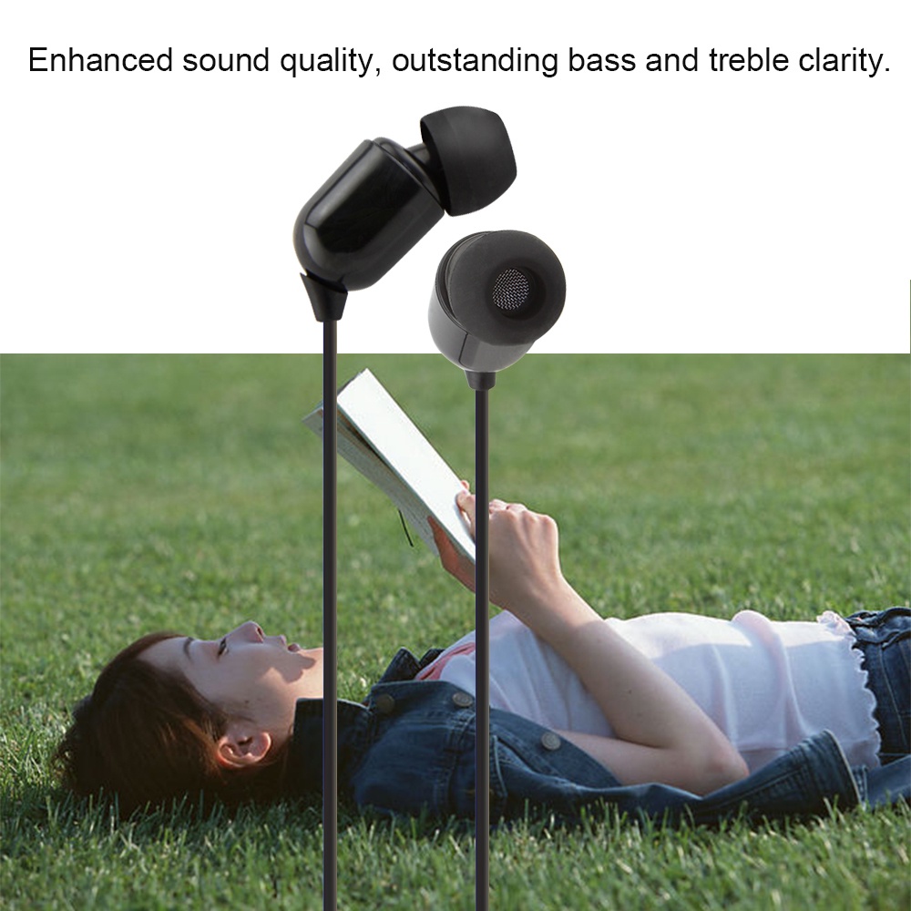 Tai Nghe Dây Dài 3m Giắc Cắm 3.5mm Âm Thanh Siêu Trầm Cho TV / Điện Thoại Thông Minh / Máy Tính Bảng / Android