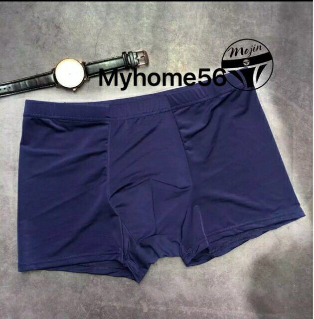 Hộp 4 quần lót đùi vải đúc boxer cao cấp full box