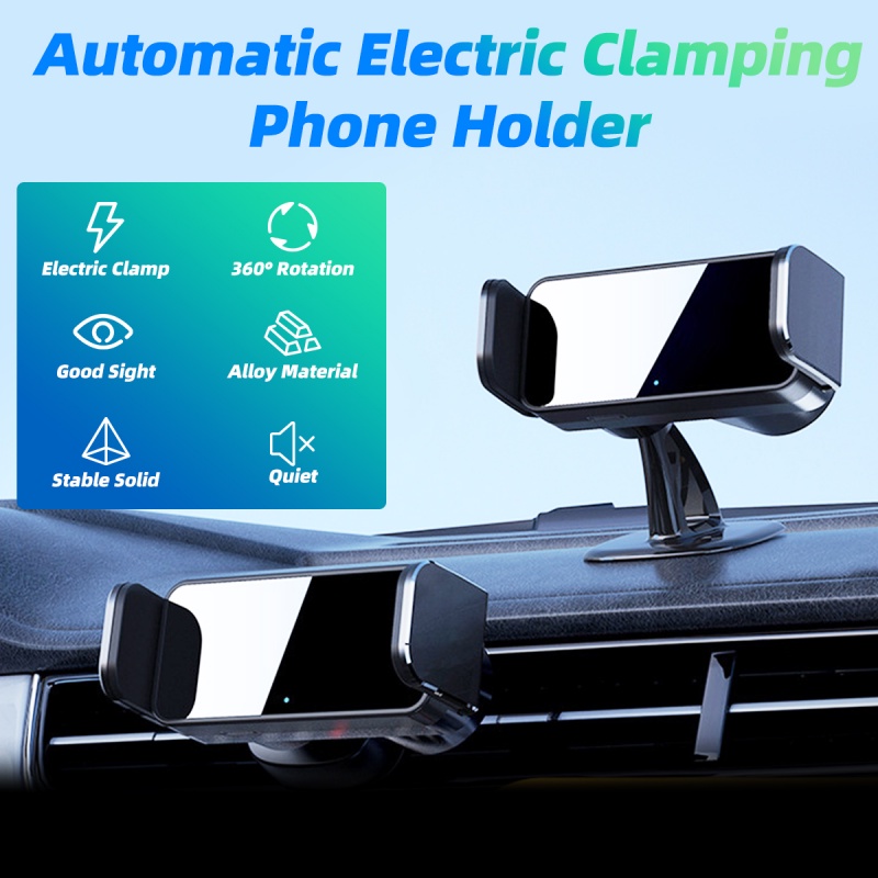 Giá đỡ điện thoại FONKEN cảm ứng thông minh gắn xe hơi/ lỗ thông gió máy lạnh cho định vị