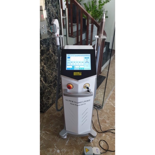 Máy triệt lông xoá xăm 2in1 super nano night 2020