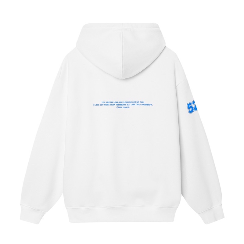 [Áo Hoodie Zip Insane®] 520 Hoodie Zip - White | WebRaoVat - webraovat.net.vn