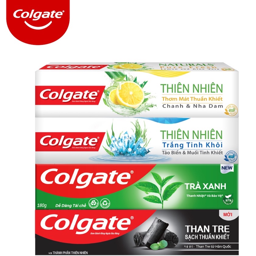 Kem đánh răng Colgate làm trắng răng từ Thiên nhiên 180gr.