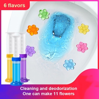 Ready stock Chất khử mùi nhà vệ sinh không để lại dấu vết. Chất làm mới nhà vệ sinh có thể được làm thành 11 bông hoa và nó được sử dụng đặc biệt để làm sạch nhà vệ sinh.
