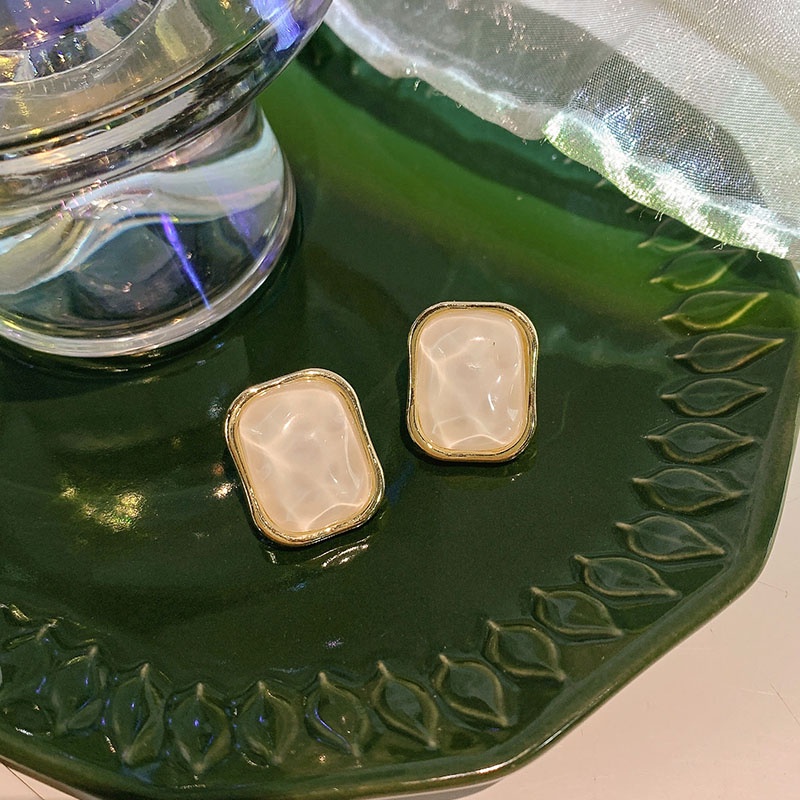 Bông Tai Mạ Bạc 925 Hình Hoa Đính Ngọc Trai Thanh Lịch Thời Trang Phong Cách Hàn Quốc