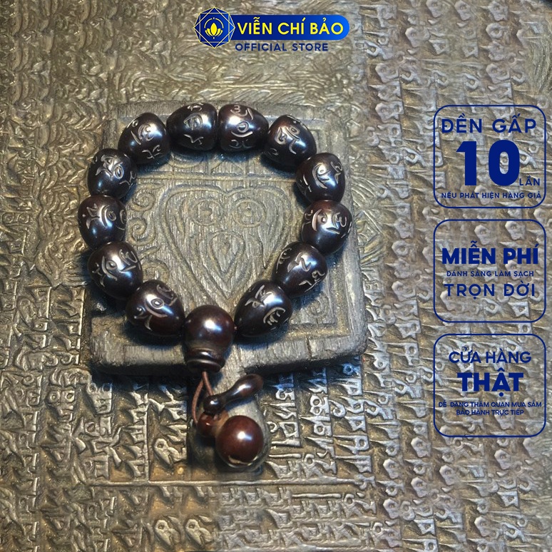 Vòng tay Phong thủy Khí Tử Mộc kiểu hạt dẻ Viễn Chí Bảo V000342