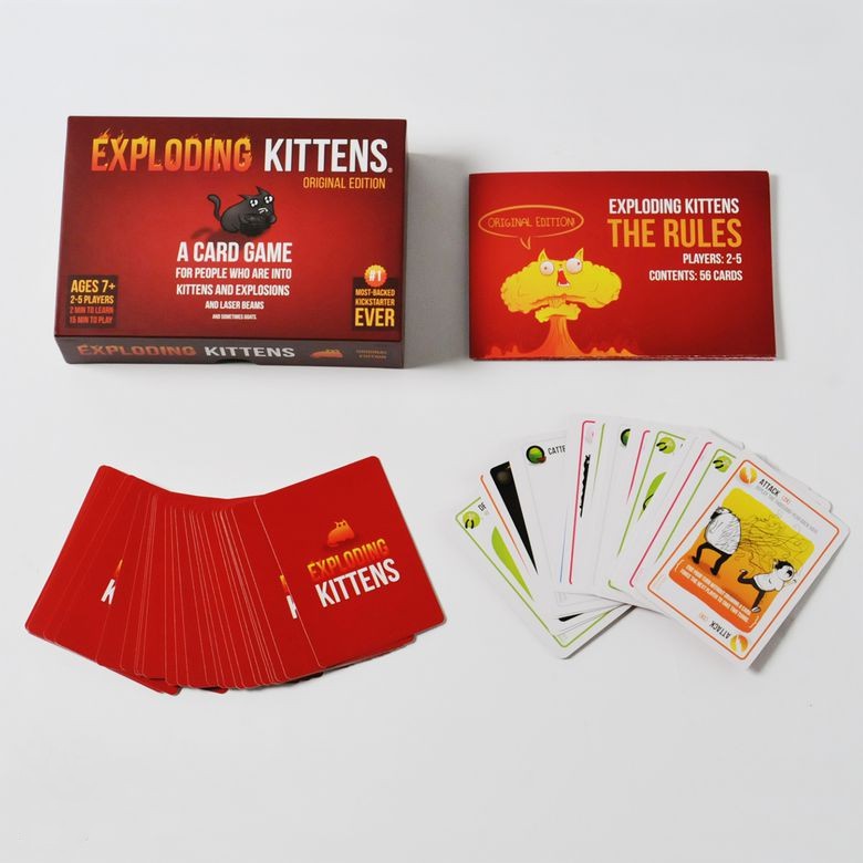 Bộ thẻ bài chơi game Mèo Nổ Tưng Bừng exploding kittens