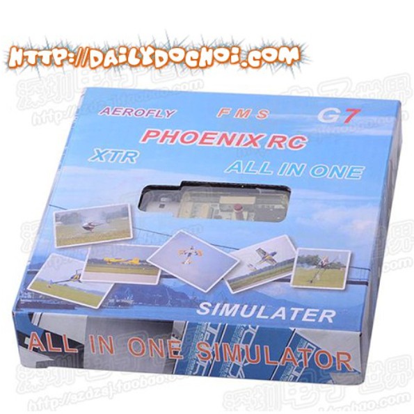 hanoitoy Sim tập lái giành cho máy bay mô hình cỡ lớn. Sim Phoenix RC G7, dùng để giả lập trên môi trường tập lái