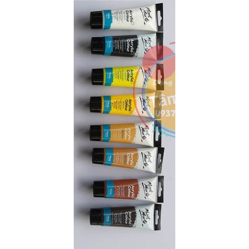 Màu acrylic Mont Marte 75ml (Chọn màu dùm shop nhé)-đăng lần 1/2-Dụng cụ vẽ Tâm Tâm