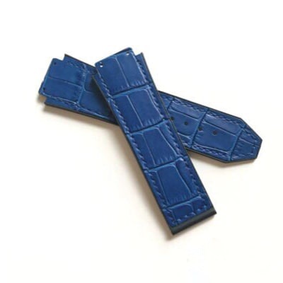 Dây đồng hồ da, Dây đồng hồ hublot, Da cá sấu, Da thật Đệm cao su thiên nhiên êm ái - donghokinhmat168