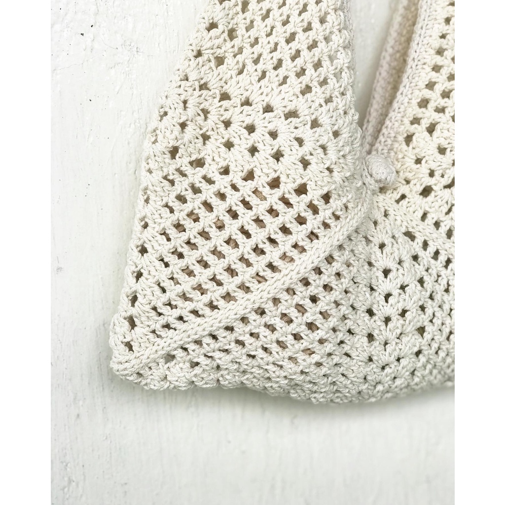 Túi lưới móc len handmade