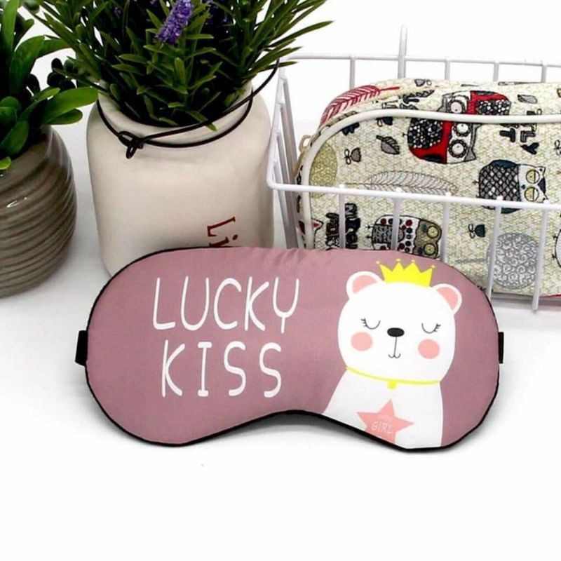 Miếng bịt mắt ngủ hoạt hình kèm túi đá làm mát mắt | BigBuy360 - bigbuy360.vn