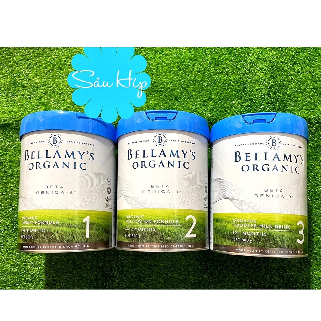 Sữa Bellamy’s Organic Beta Genica-8″ Úc 800gr