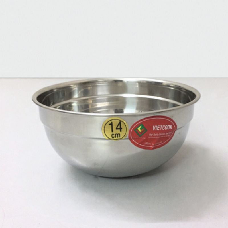 [CHÍNH HÃNG] Bộ bát inox cách nhiệt 2 lớp 304 cao cấp Vietcook đủ size 11, 12, 13, 14, 15, 16, 17, 18 cm