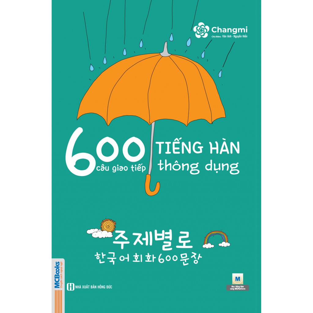 Sách - 600 Câu Giao Tiếp Tiếng Hàn Thông Dụng Phổ Biến Cho Người Việt