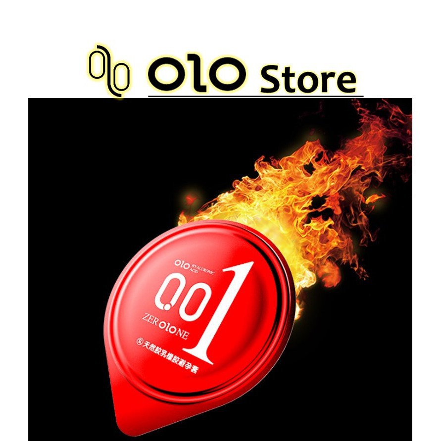 Bao cao su 0.01 OLO đỏ, bao cao su siêu mỏng 0.01mm, siêu ấm hộp 10 bcs – olo_store