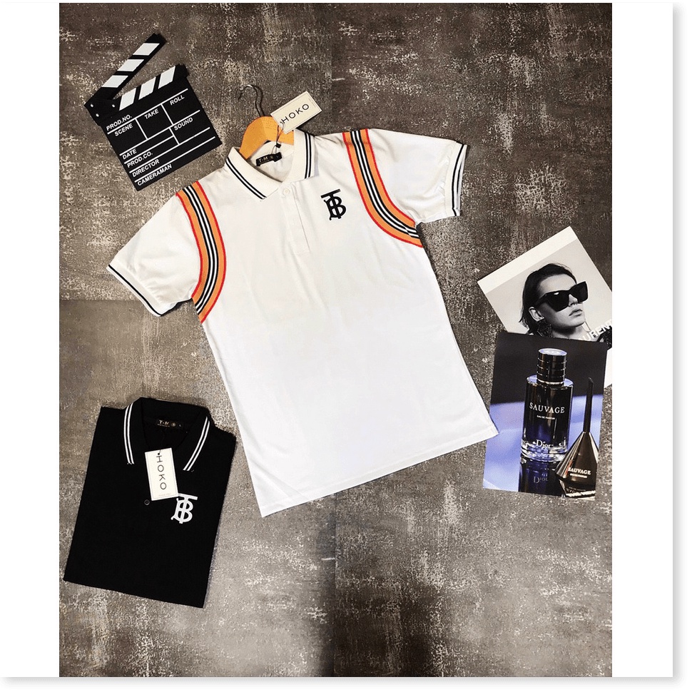 ÁO THUN NAM TAY NGẮN CỔ TRỤ CỰC ĐẸP TÔN DÁNG LỊCH LÃM CHO AE KOKO MI