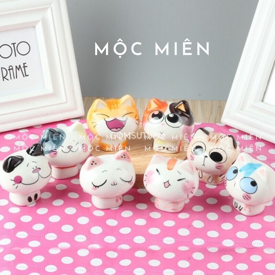 Mèo May Mắn Decor - Trang Trí Bàn Làm Việc - gomtupo - Gốm TUPO - Gốm Sứ Bát Tràng