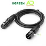 Dây Audio nối dài MIC XLR (Cannon) 6mm UGREEN AV130 - Hàng phân phối chính hãng - Bảo hành 18 tháng