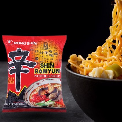 Mì cay Nongshim Shin Ramyun 120gr- Lốc 5 gói