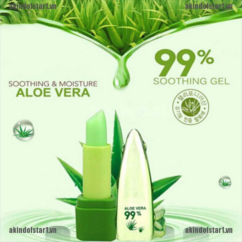 [Hàng mới về] Son Môi Lô Hội Tự Nhiên Dưỡng Ẩm Lâu Trôi Đổi Màu Theo Nhiệt Độ | BigBuy360 - bigbuy360.vn